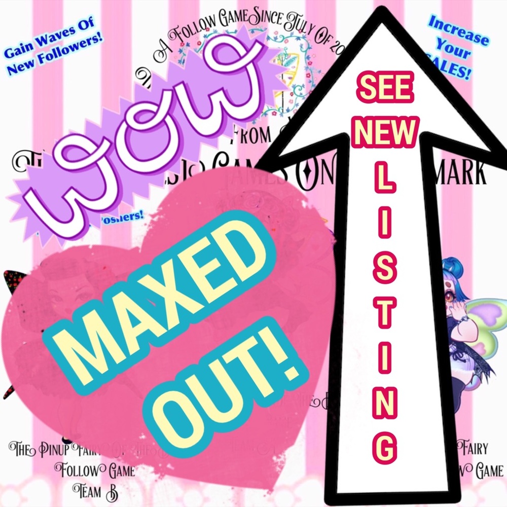 🔴MAXED OUT! SEE NEW LISTING‼️